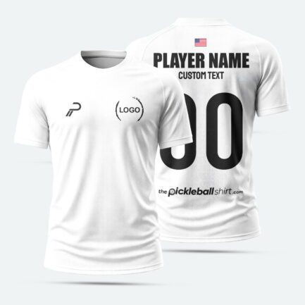 Custom Pickleball Shirt White