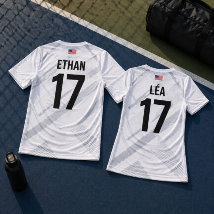 Custom Pickleball Shirts Madrid back
